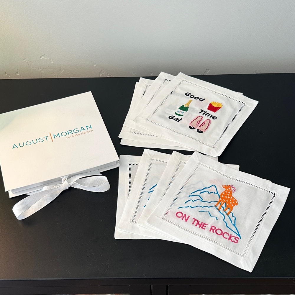 August Morgan by Kate Hersch Cocktail Napkins Set